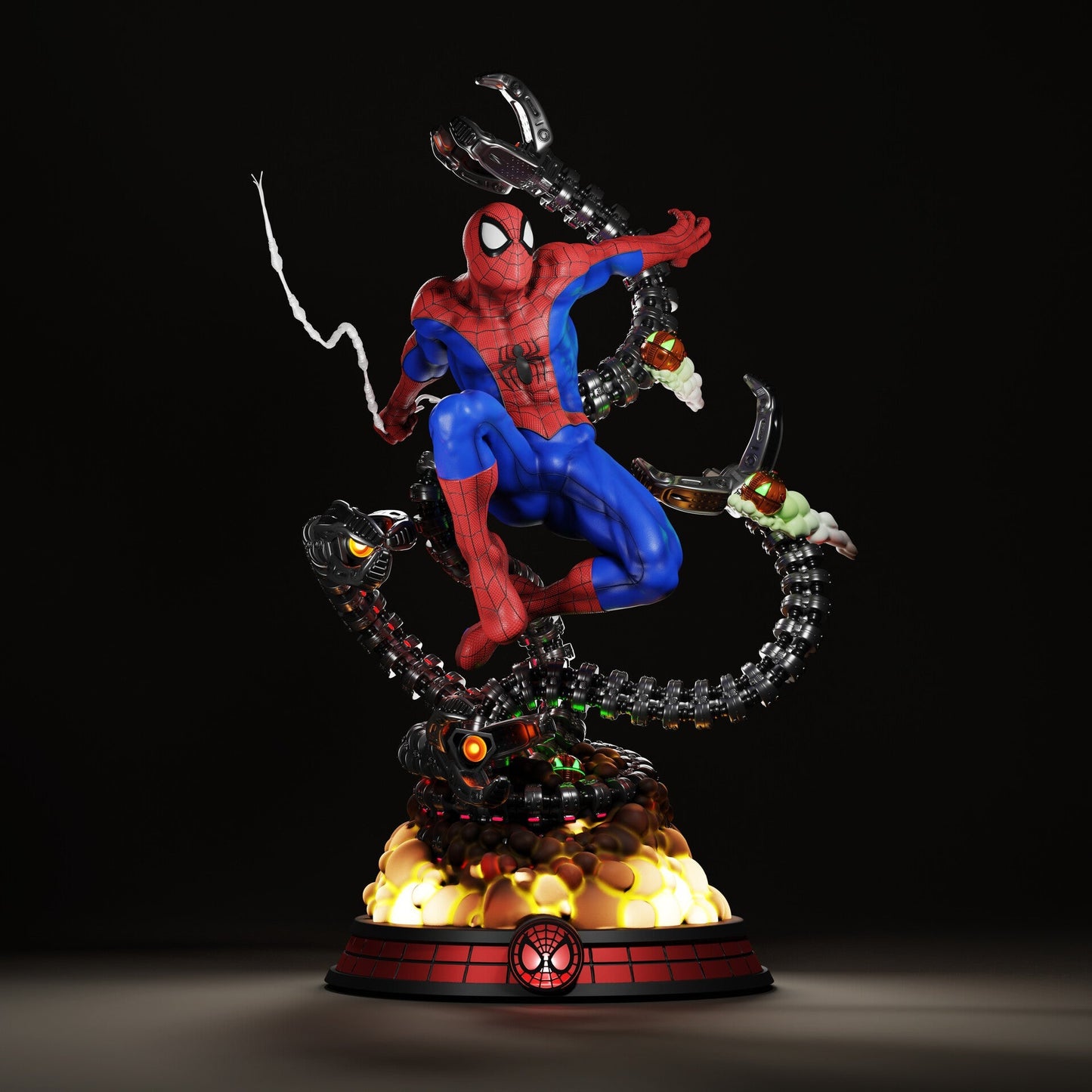 0527 Spider-man - Marvel comics (1384) - STL 3D Print Files