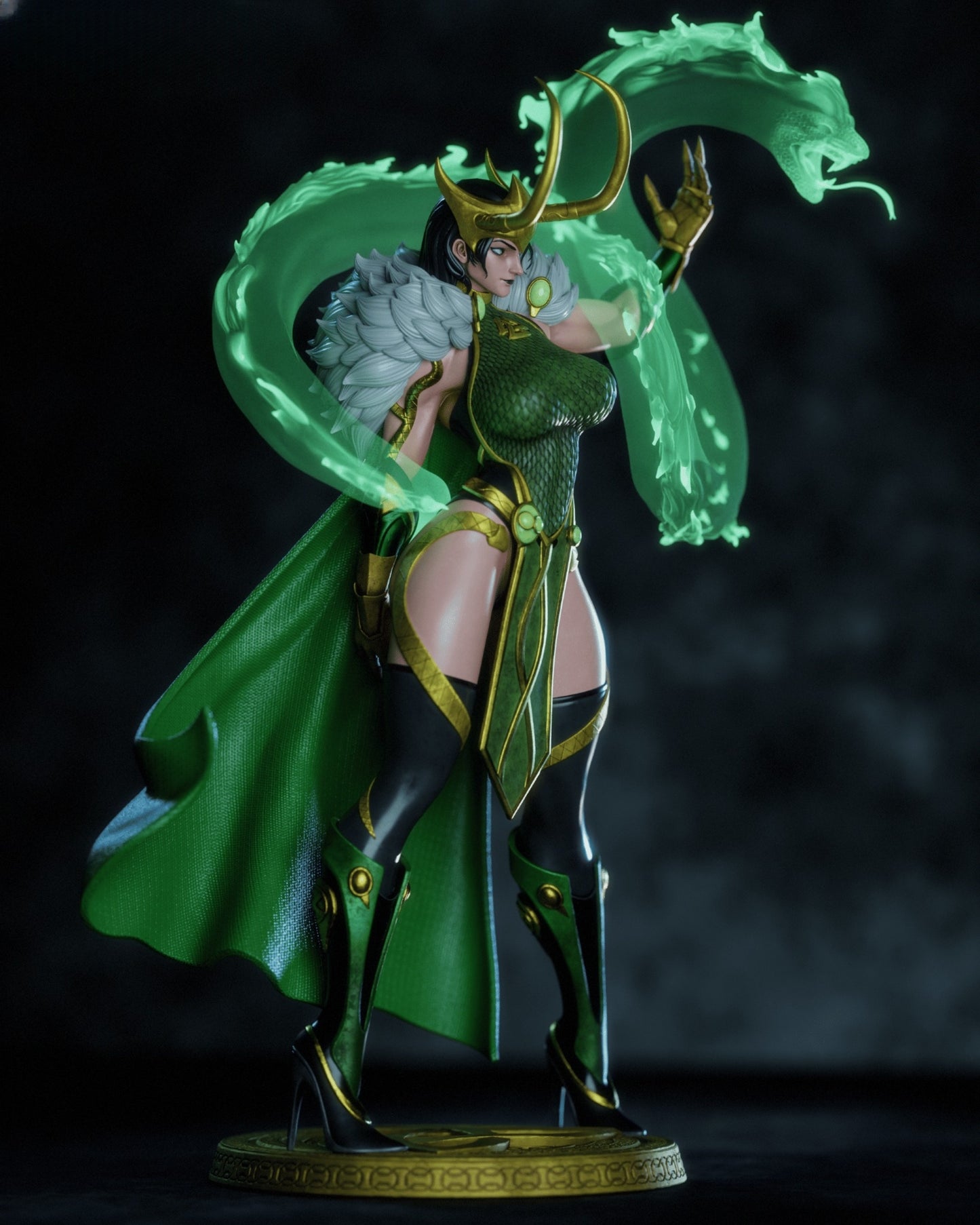 0610 Lady Loki - STL 3D Print Files