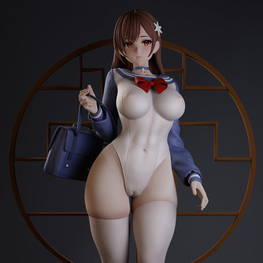 0680 Sexy Schoolgirl - STL 3D Print Files