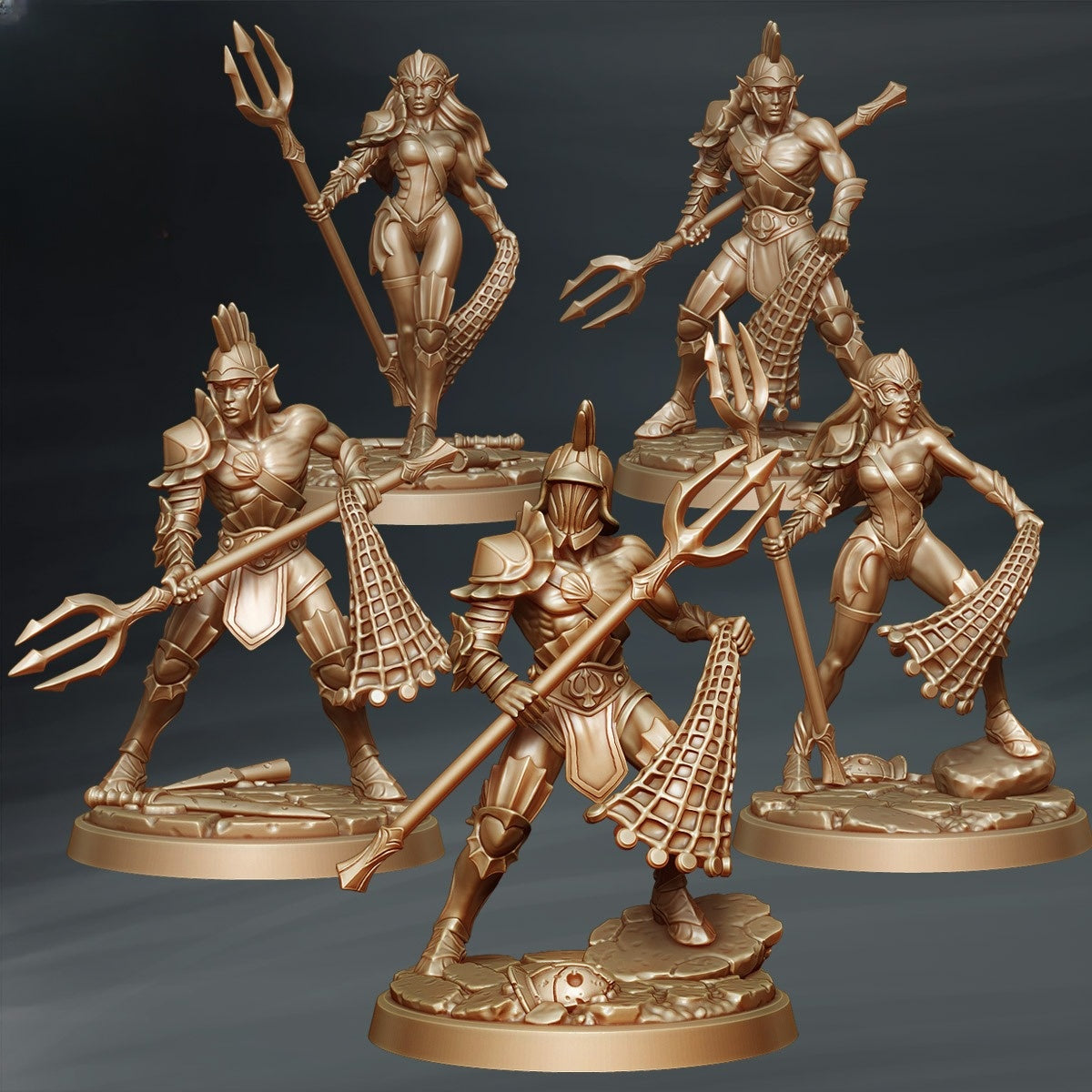 0589 Gladiators Collection Vol. 1 - STL 3D Print Files