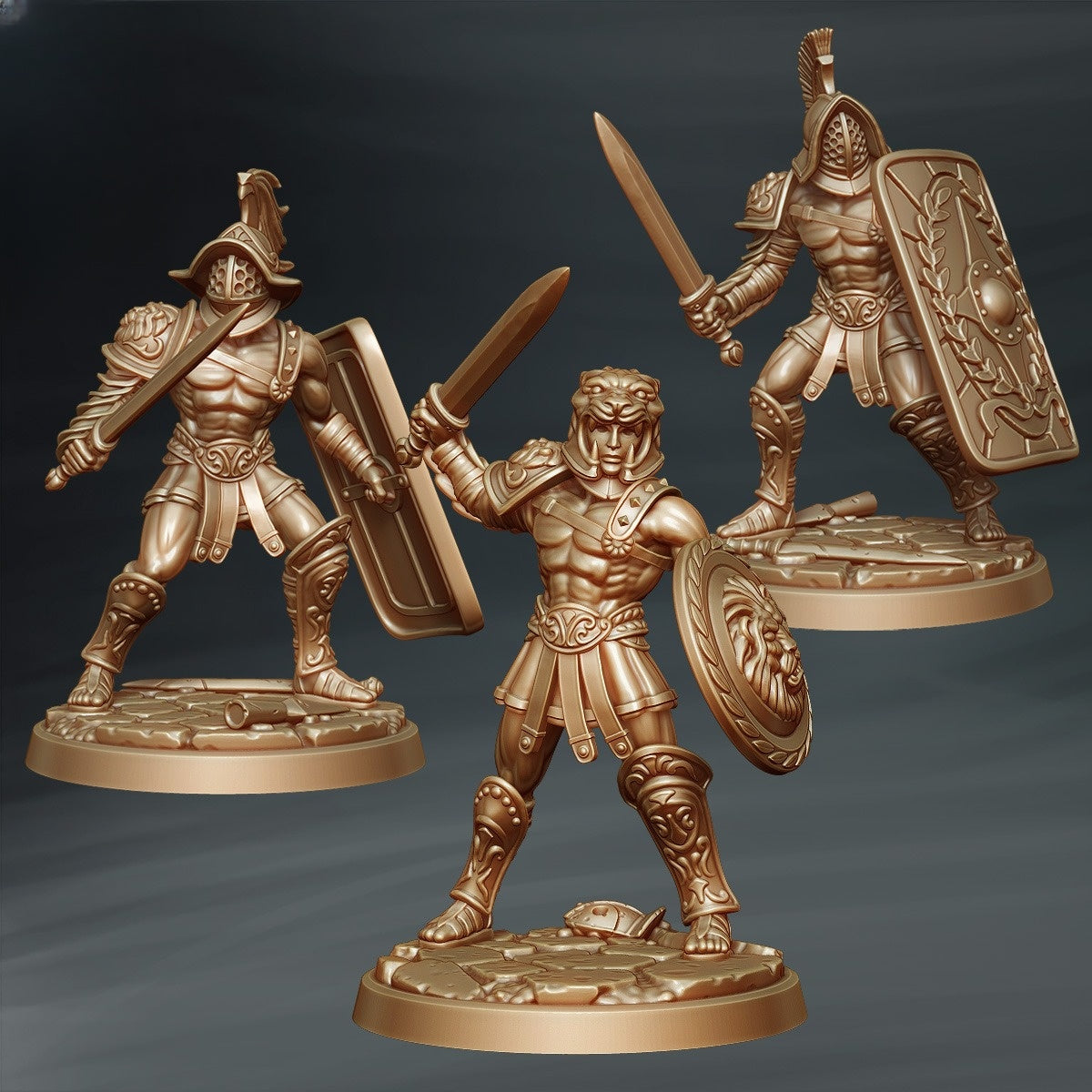 0589 Gladiators Collection Vol. 1 - STL 3D Print Files