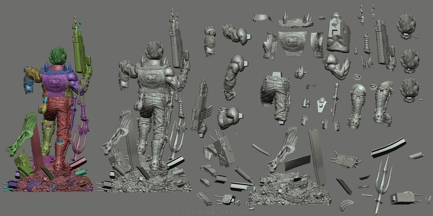 0464 Lobo - DC Comics - STL 3D Print Files
