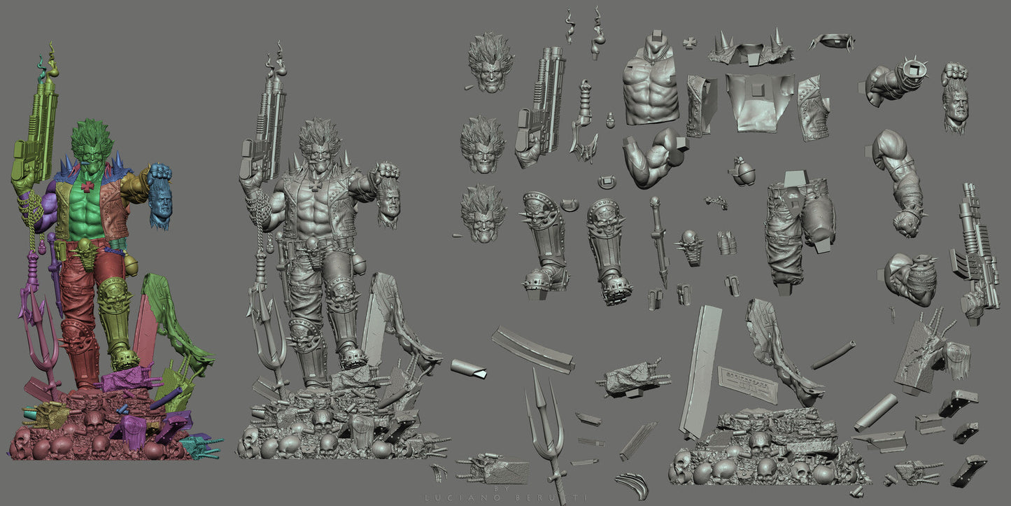 0464 Lobo - DC Comics - STL 3D Print Files