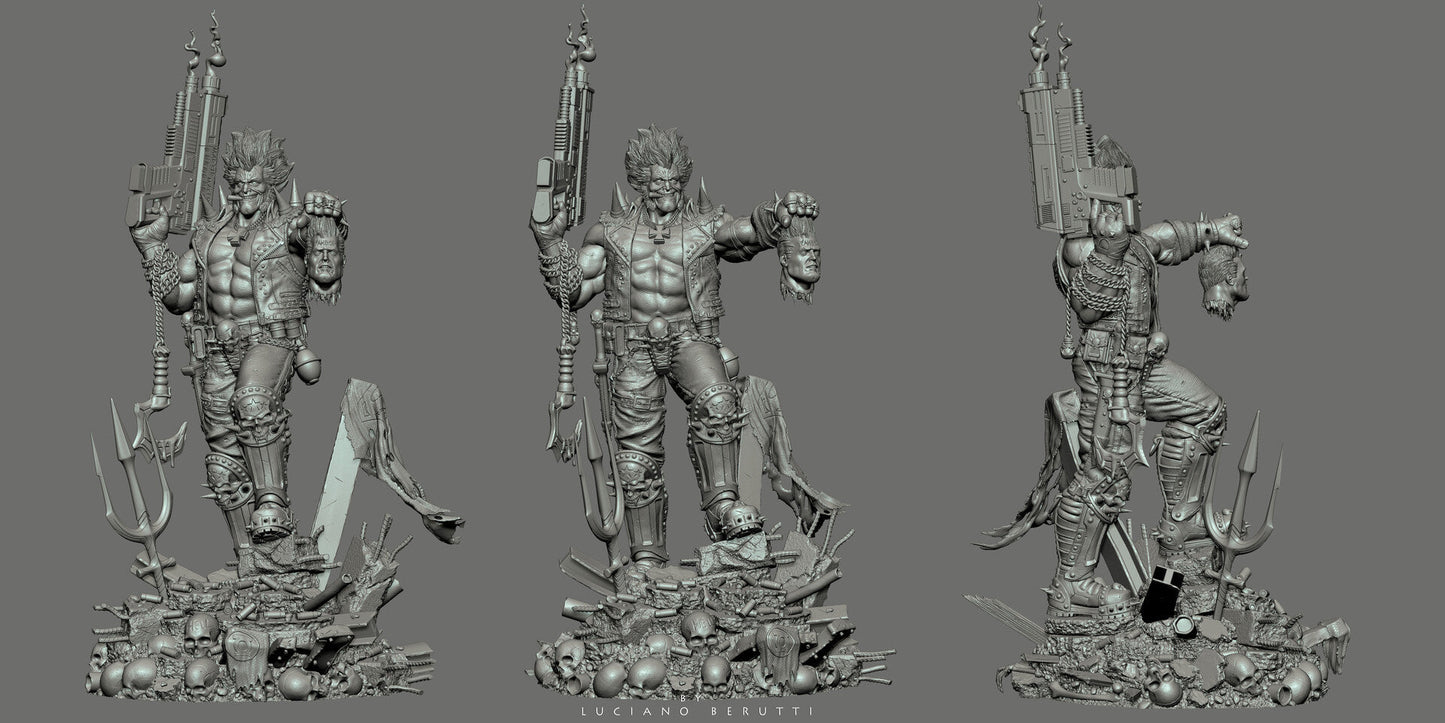 0464 Lobo - DC Comics - STL 3D Print Files