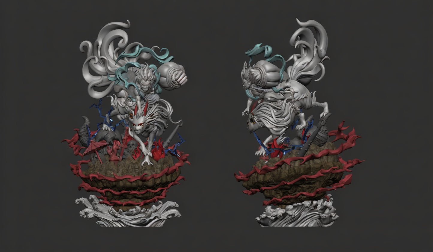 0404 Monkey D Luffy_One Piece - STL 3D Print Files