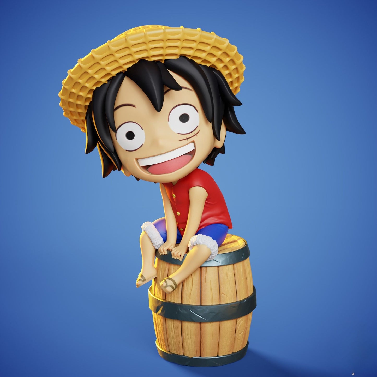 0107 Luffy - STL 3D Print Files