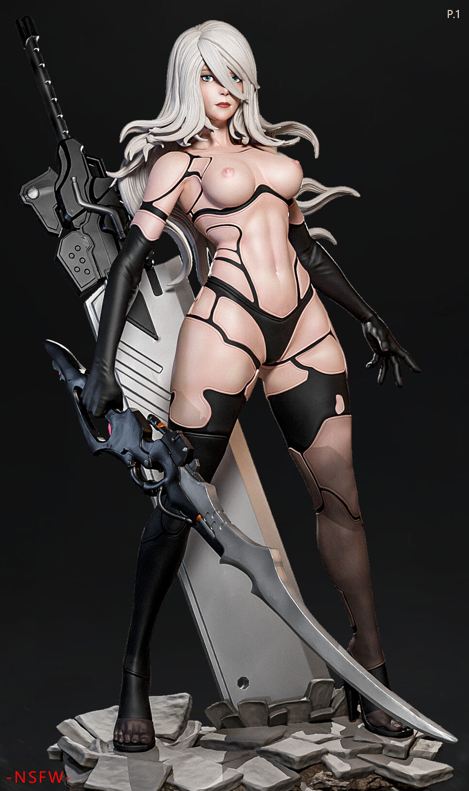 2008 A2_NieR Automata NSFW - STL 3D Print Files