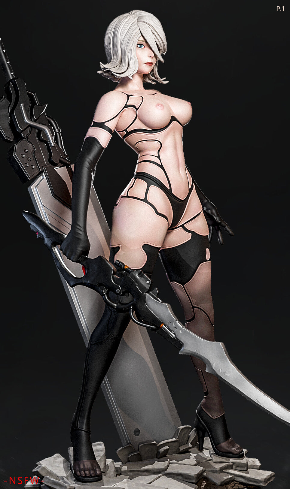 2008 A2_NieR Automata NSFW - STL 3D Print Files