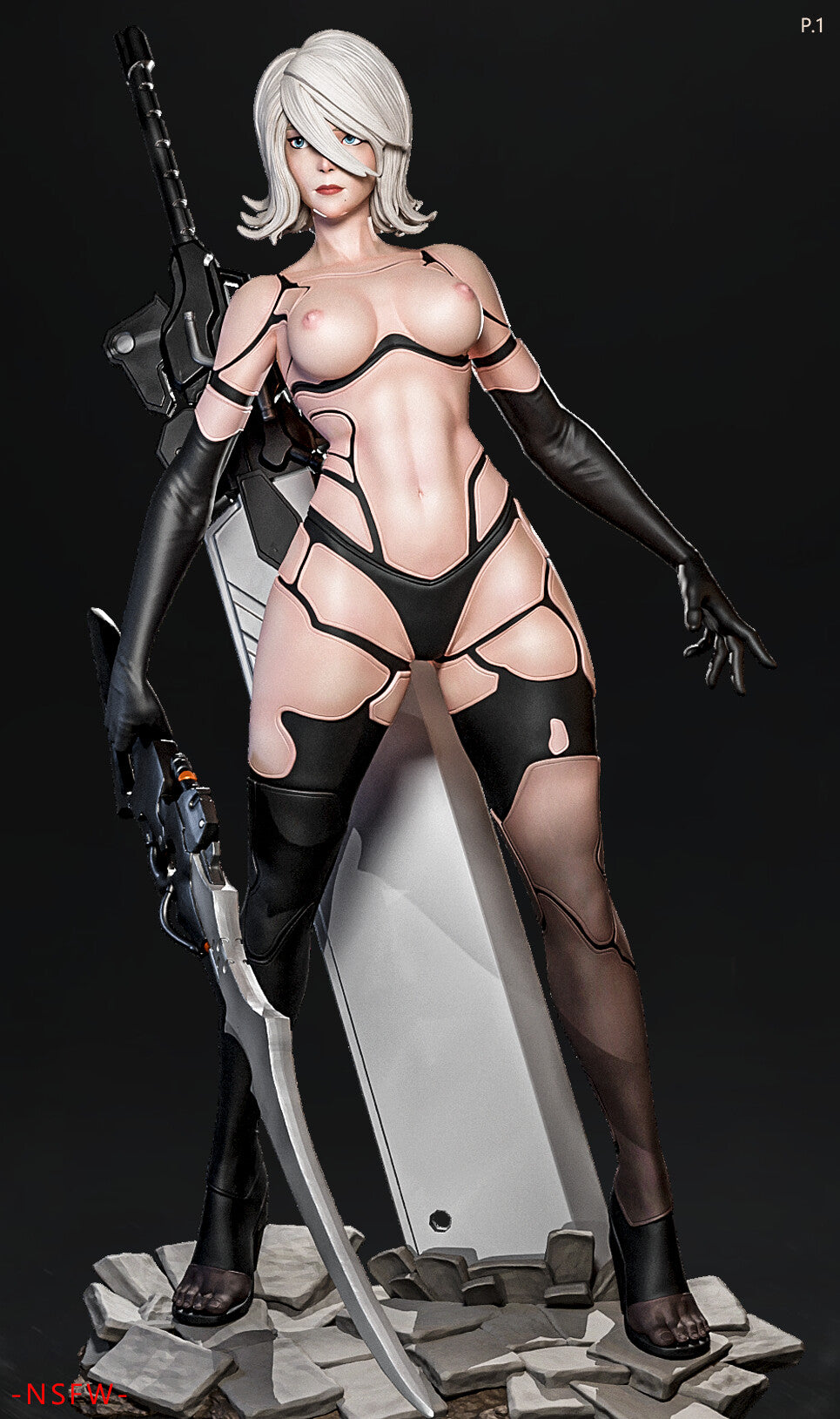 2008 A2_NieR Automata NSFW - STL 3D Print Files