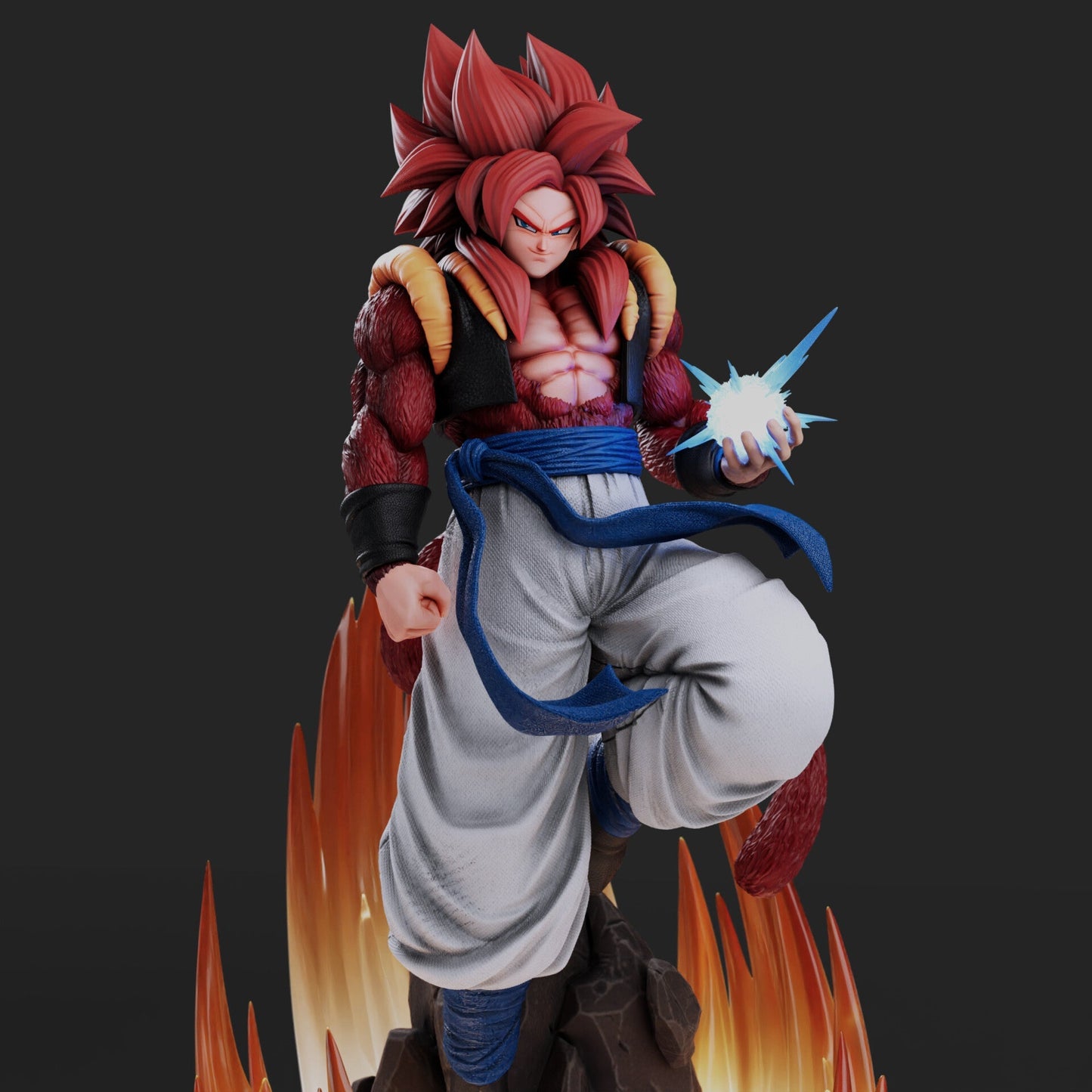0128 Gogeta SSJ4 - Dragon Ball GT (1526) - STL 3D Print Files