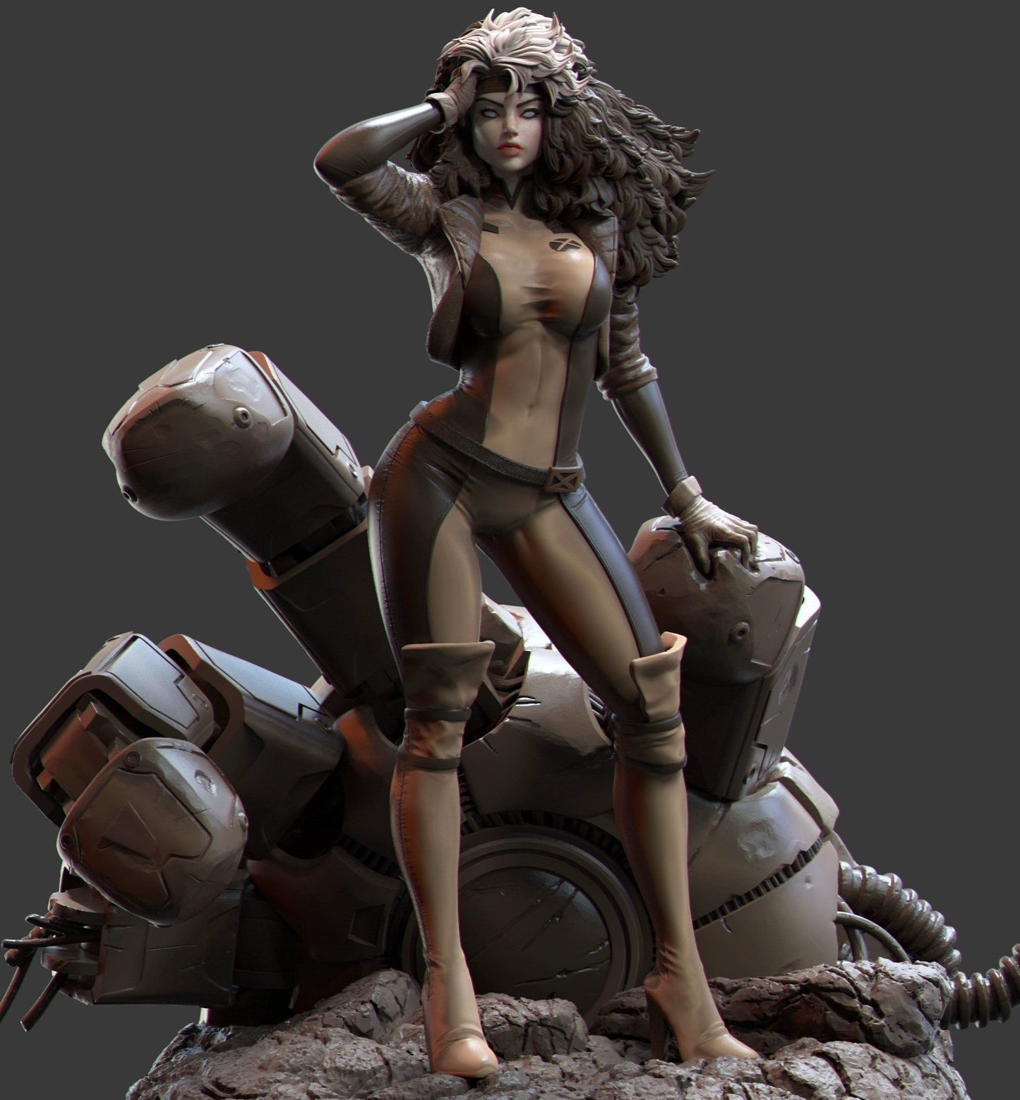 0490 Rogue - X-men  (1443) - STL 3D Print Files