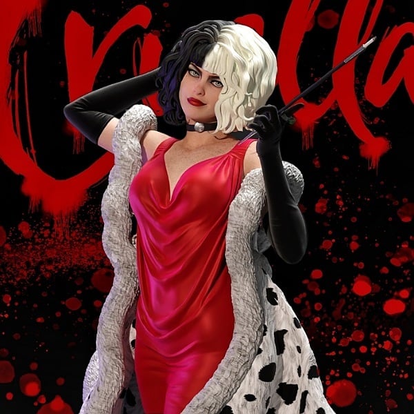 0596 Cruella De Vil_101 Dalmatians - STL 3D Print Files