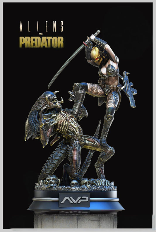 1814 Machiko Noguchi_the Aliens vs. Predator - STL 3D Print Files