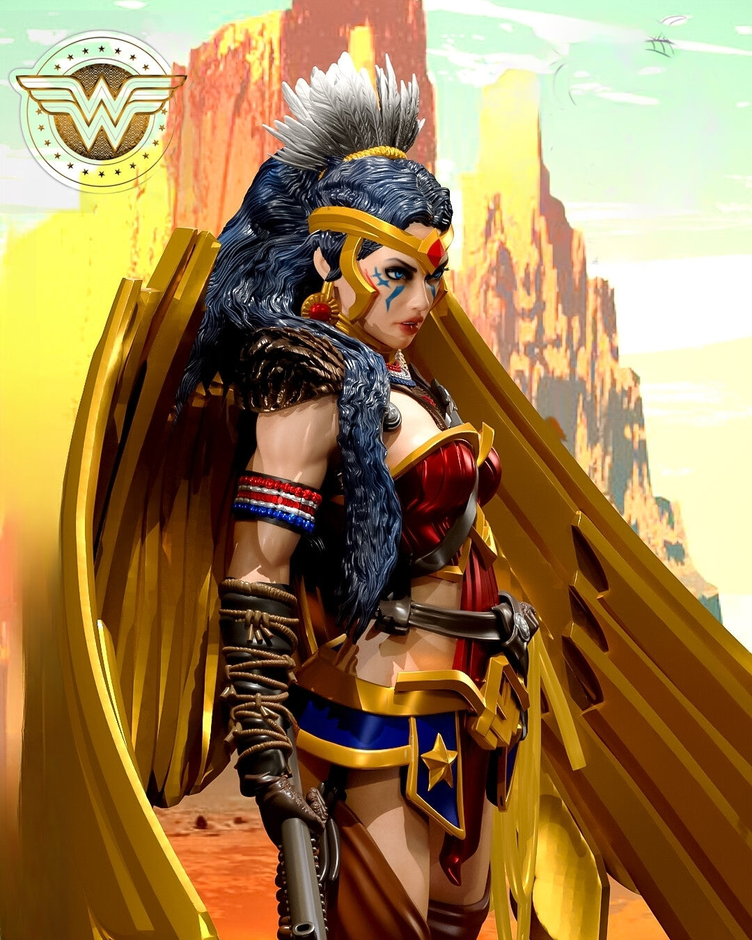 0118 Wonder Woman Alternative (1582) - STL 3D Print Files