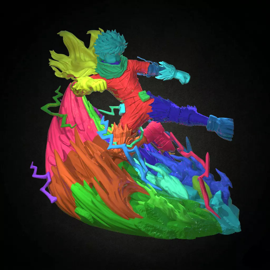 2058 Deku_My Hero Academia - STL 3D Print Files