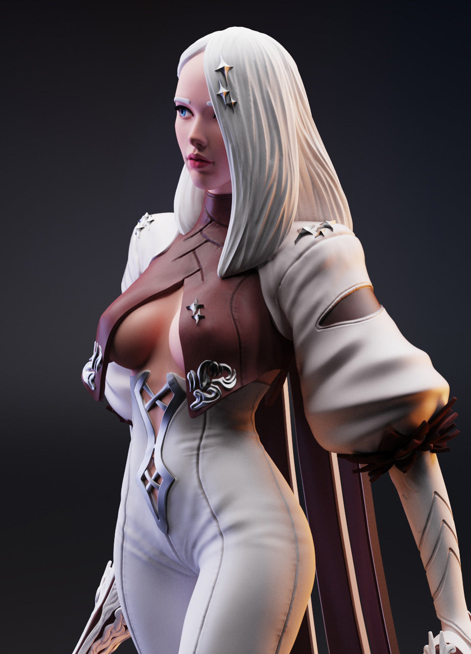 0684 Mikeo NSFW - The Double Sword Assassin - STL 3D Print Files
