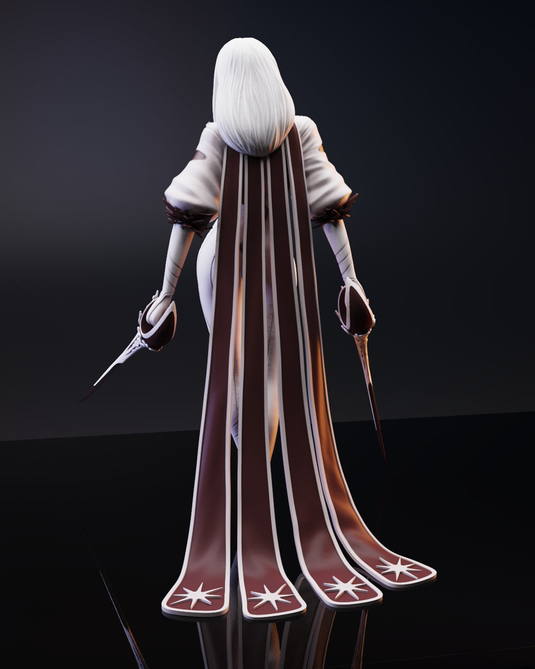 0684 Mikeo NSFW - The Double Sword Assassin - STL 3D Print Files