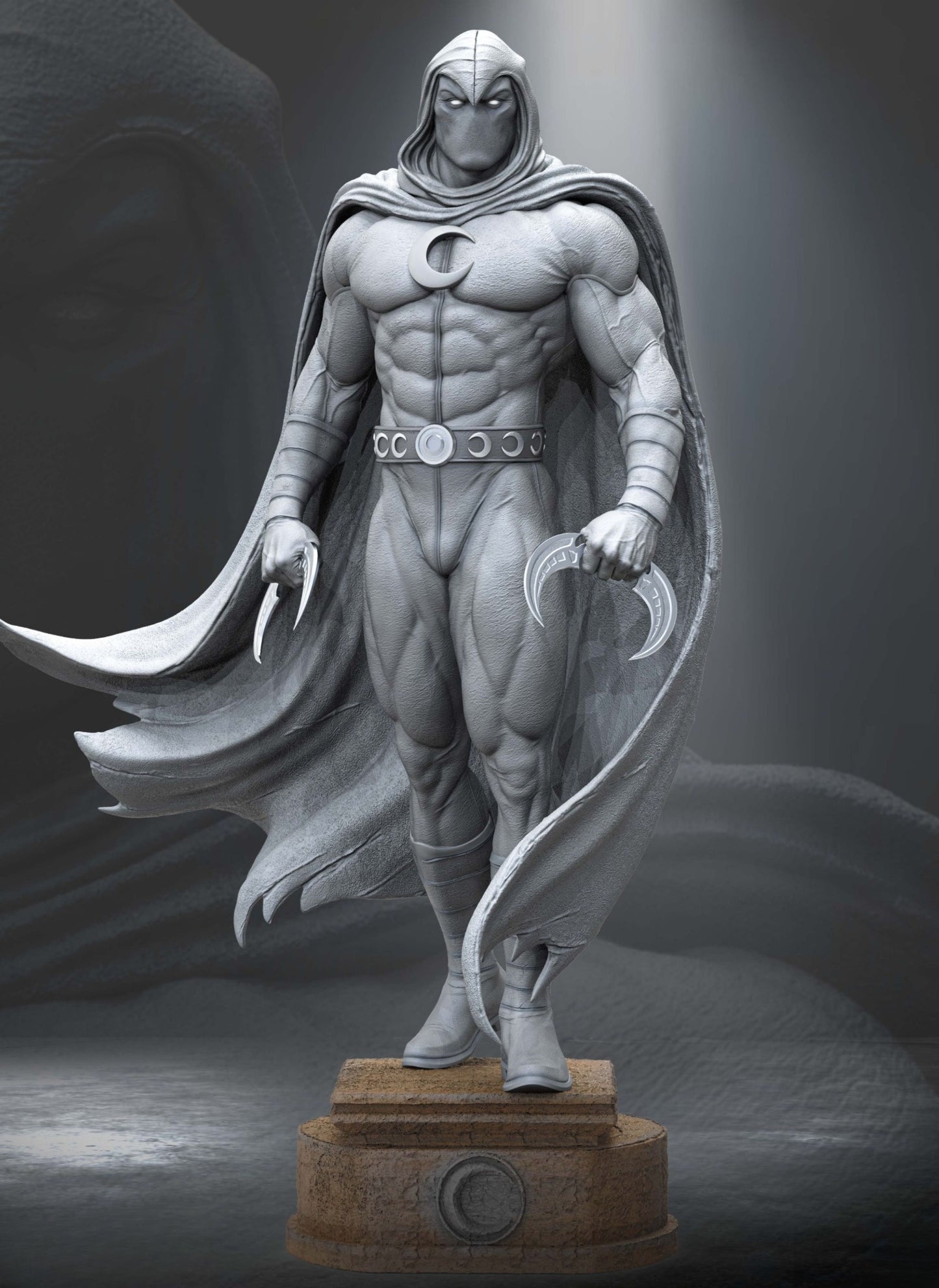 0322 Moon Knight - STL 3D Print Files