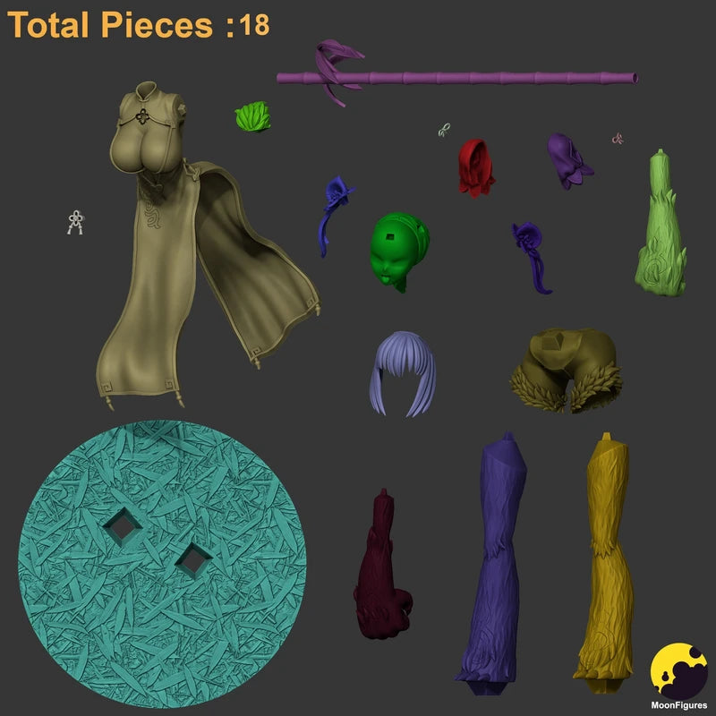 1863 Ren Xiongmao_Monster Girl Encyclopedia - STL 3D Print Files