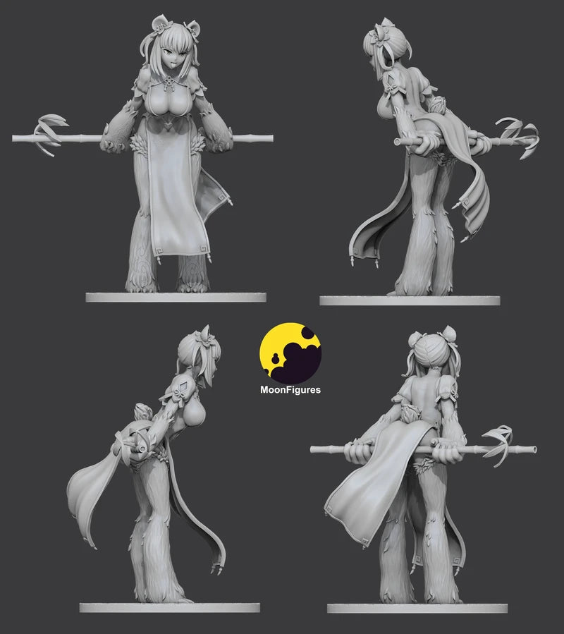 1863 Ren Xiongmao_Monster Girl Encyclopedia - STL 3D Print Files