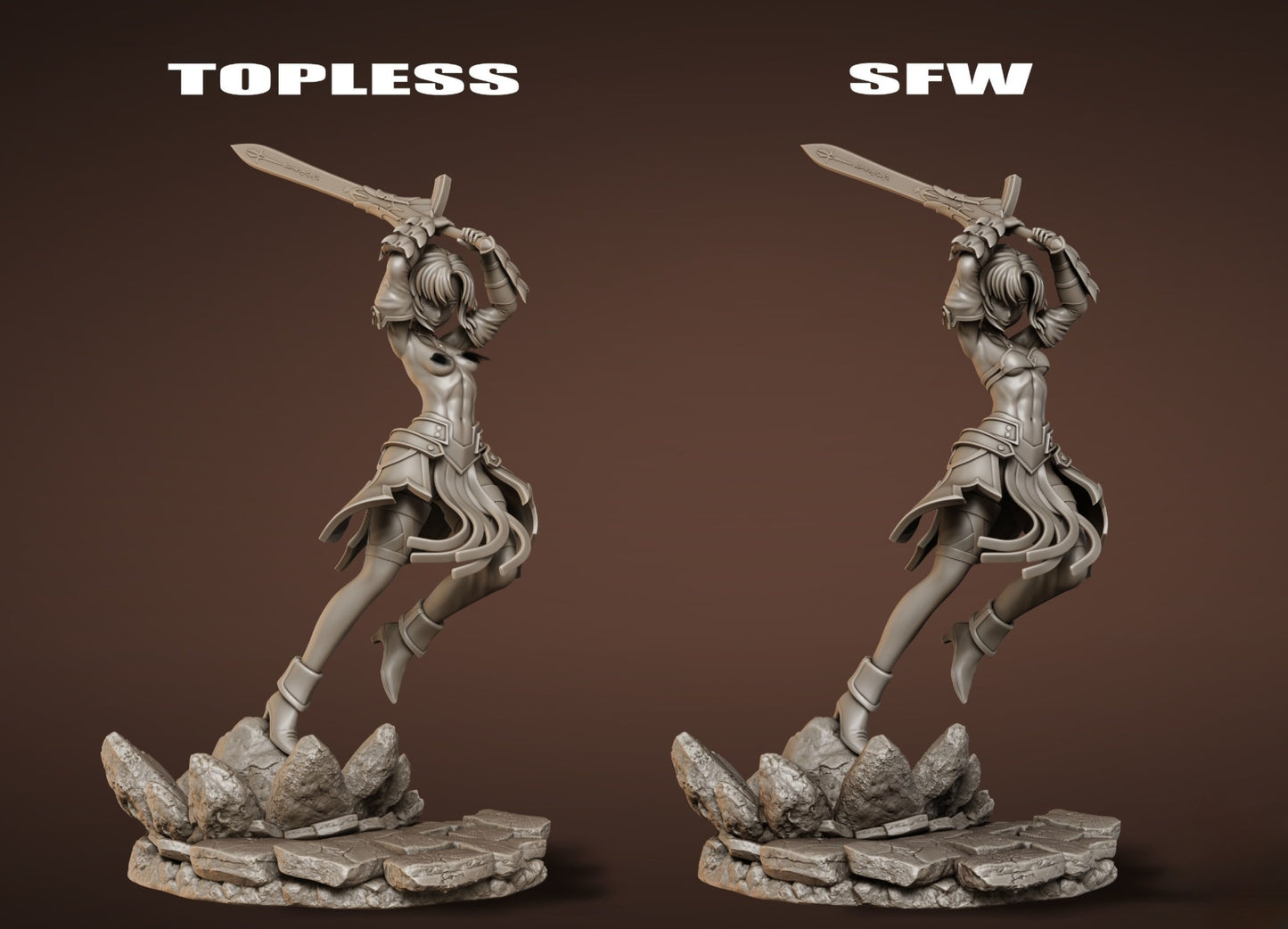 1190 Mordred_Saber of Red NSFW - STL 3D Print Files