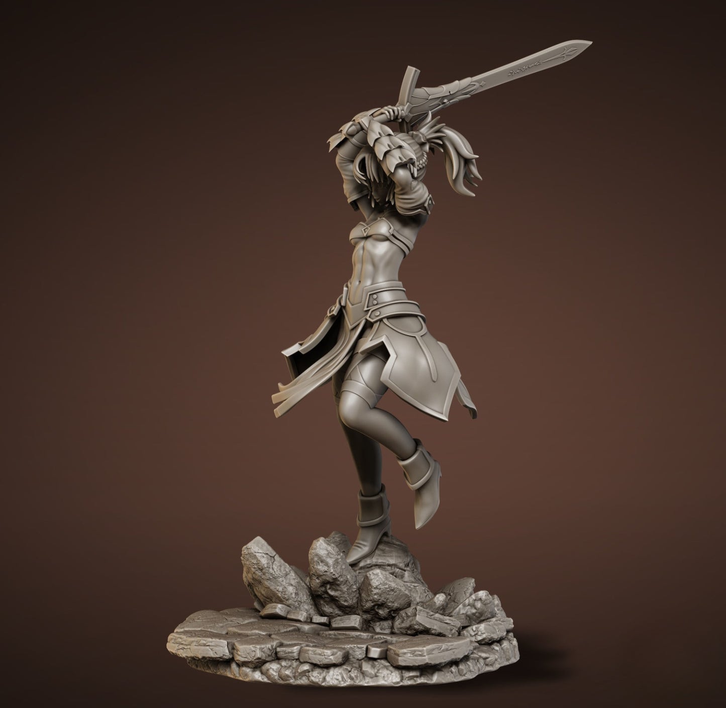 1190 Mordred_Saber of Red NSFW - STL 3D Print Files