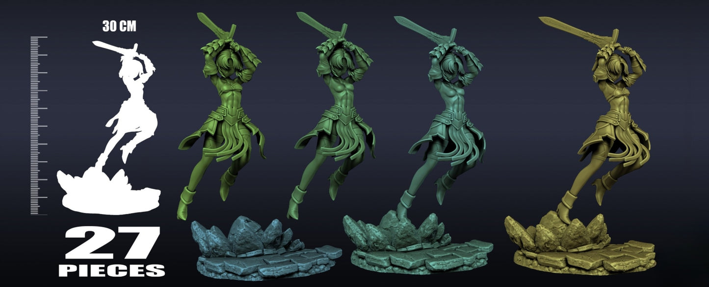 1190 Mordred_Saber of Red NSFW - STL 3D Print Files