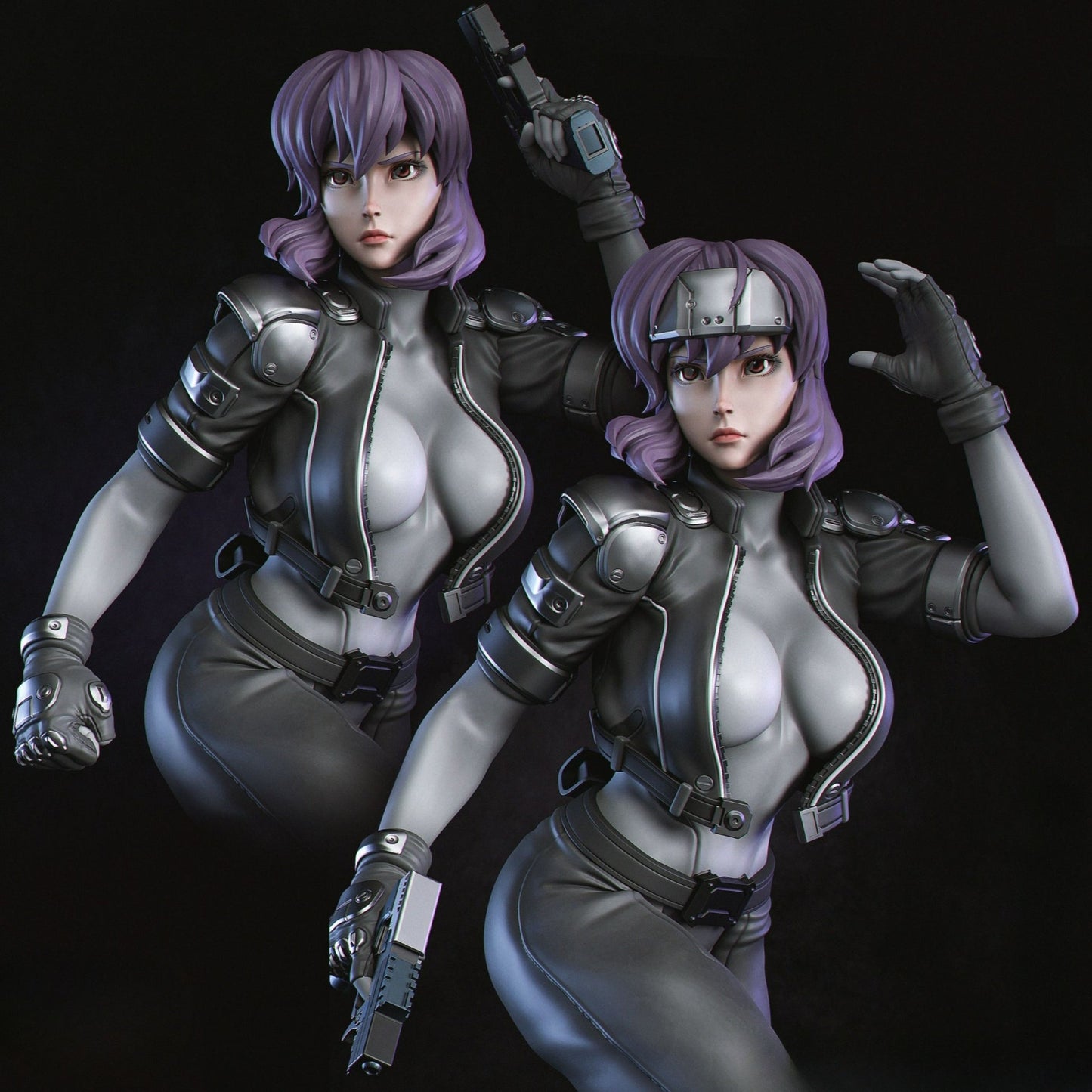 0918 Motoko Kusanagi - Ghost in the Shell (2867) - STL 3D Print Files