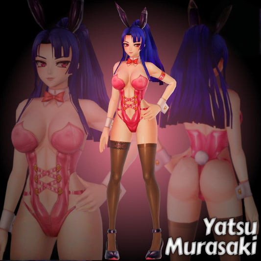 1821 Yatsu Murasaki_Action Taimanin - STL 3D Print Files