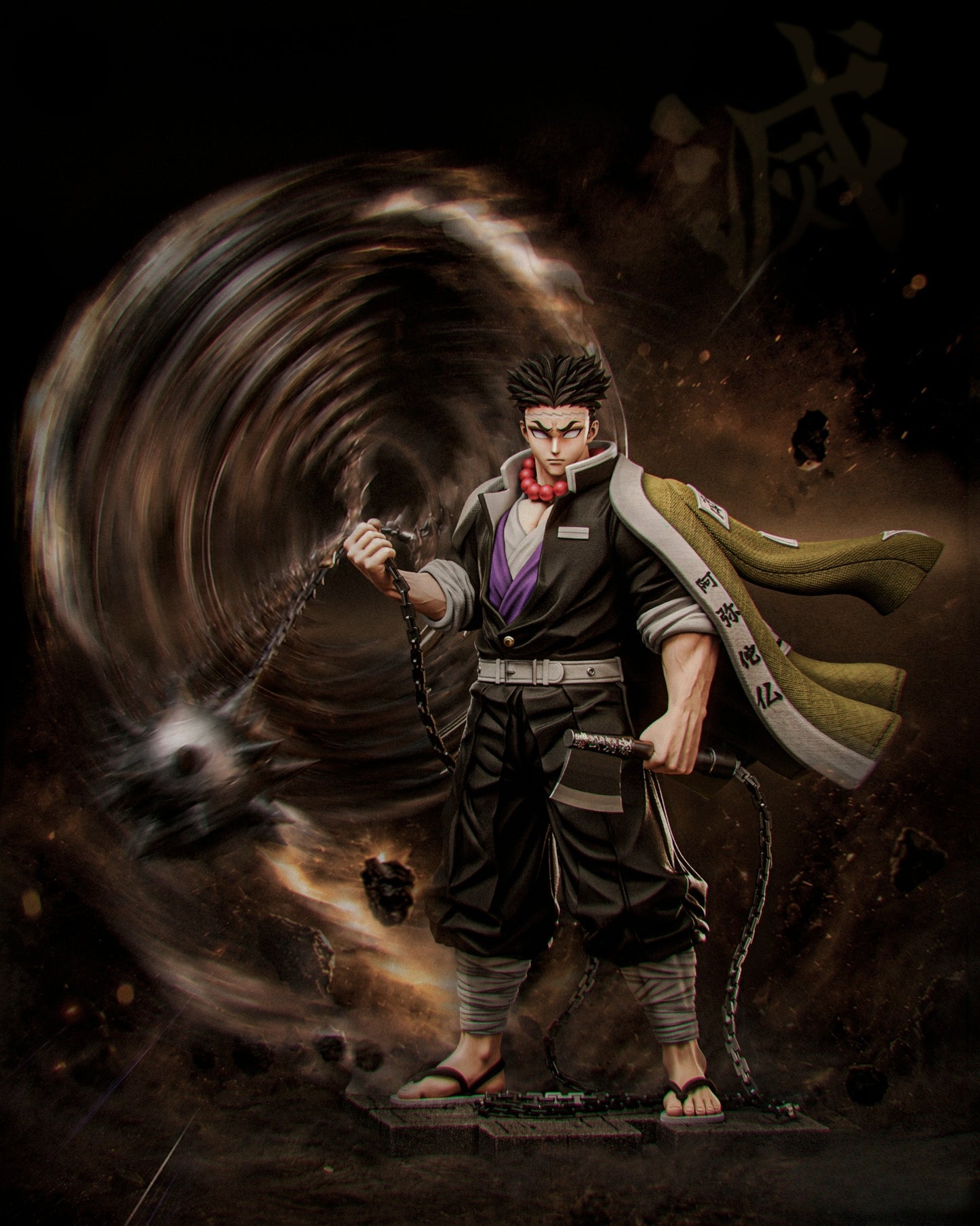 1306 Gyomei Himejima_Demon Slayer - STL 3D Print Files