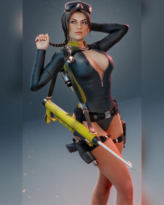1049 Lara Croft - STL 3D Print Files