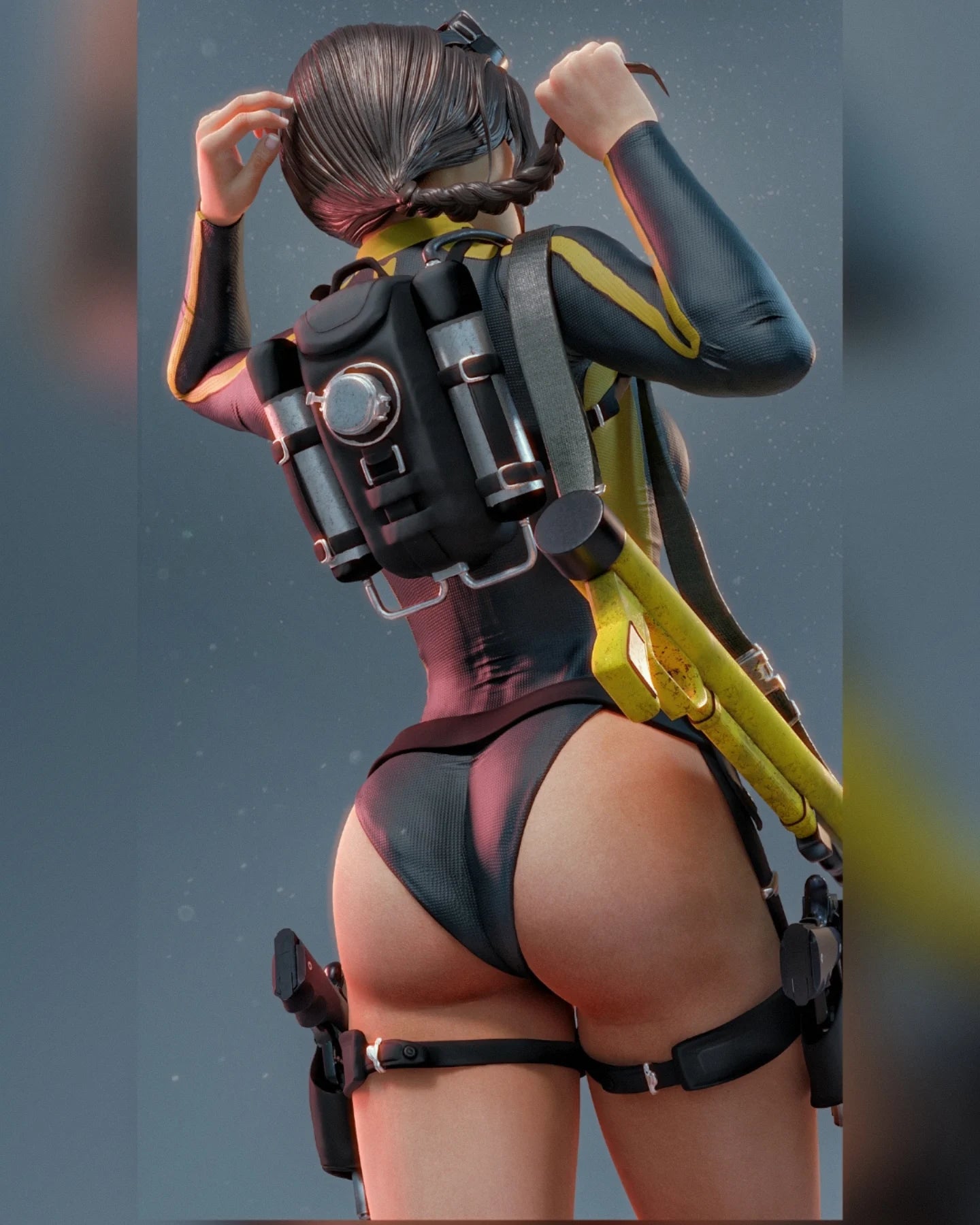 1049 Lara Croft - STL 3D Print Files