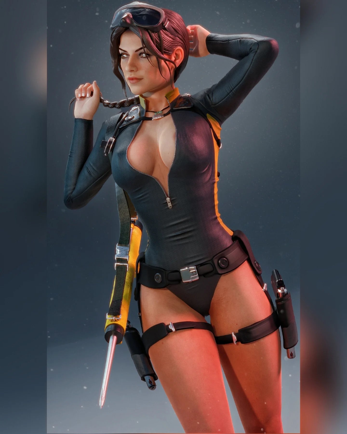 1049 Lara Croft - STL 3D Print Files