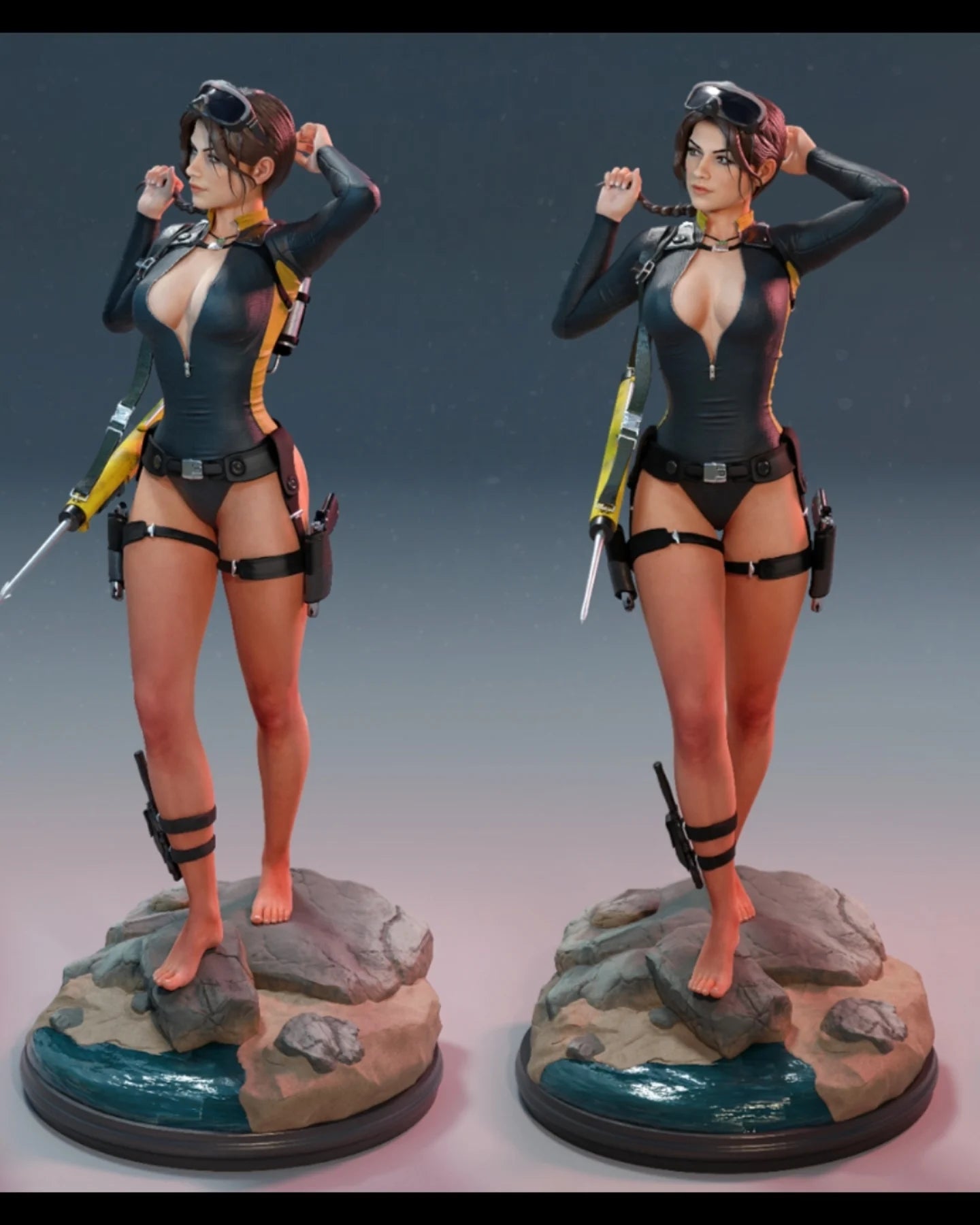 1049 Lara Croft - STL 3D Print Files