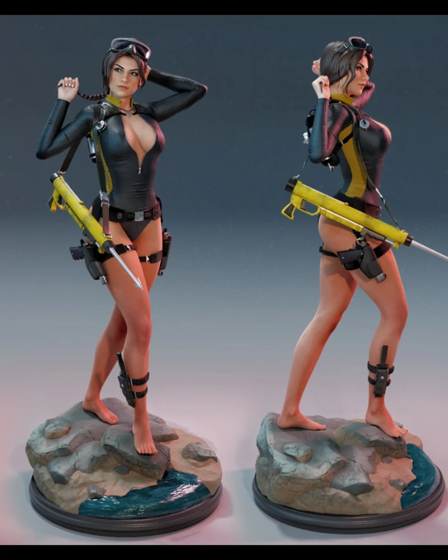 1049 Lara Croft - STL 3D Print Files