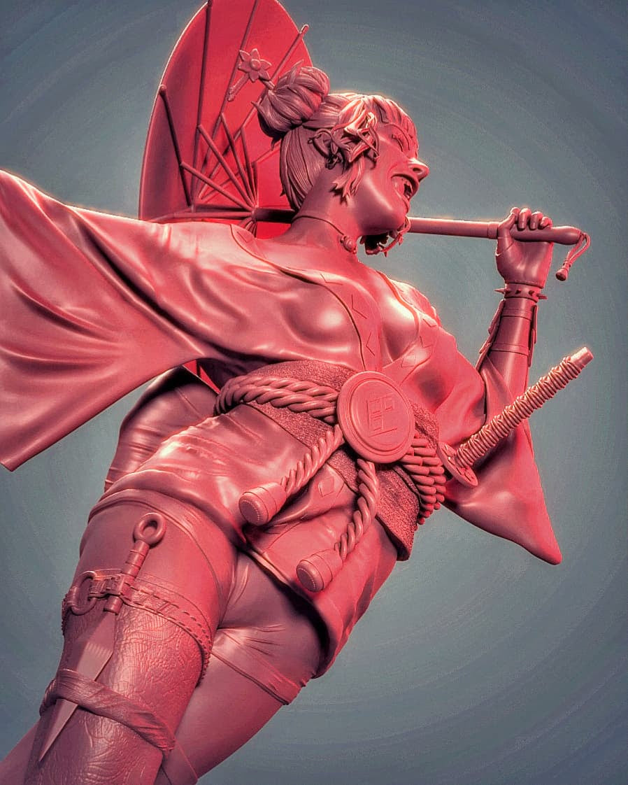 1043 Harley Quinn - STL 3D Print Files