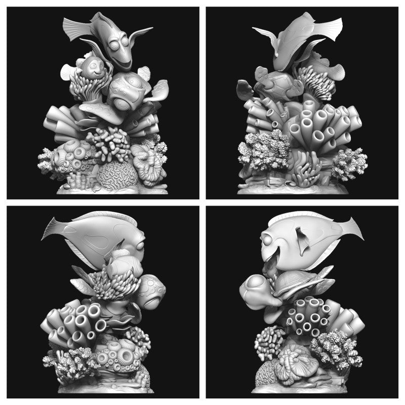 0660 Finding Nemo Diorama - STL 3D Print Files