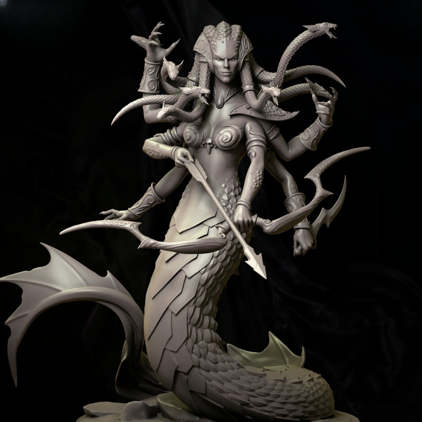 0274 The_Lady_Naga - STL 3D Print Files