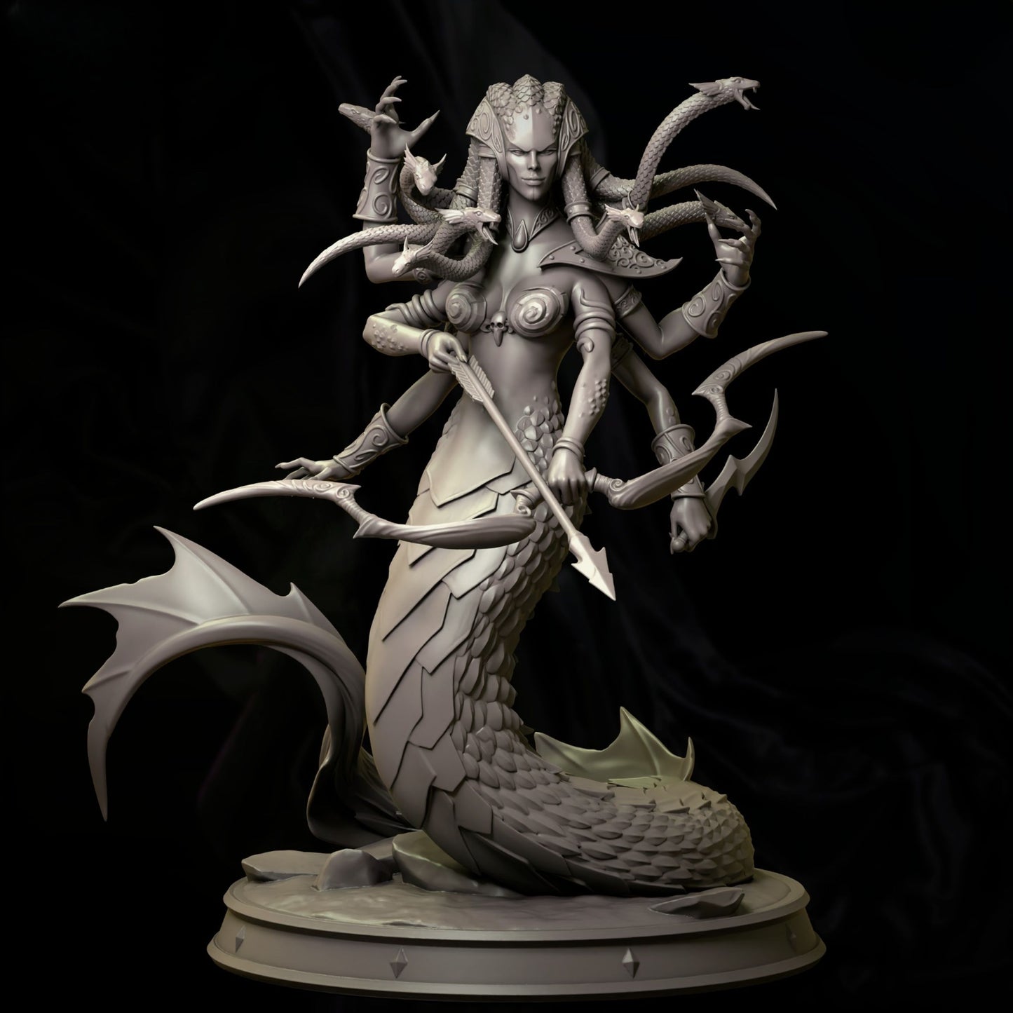 0274 The_Lady_Naga - STL 3D Print Files
