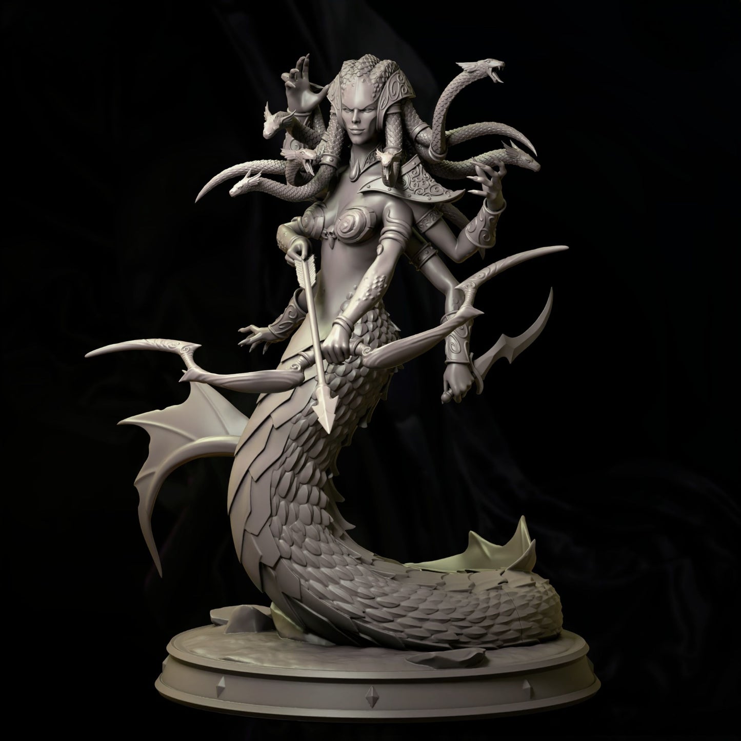0274 The_Lady_Naga - STL 3D Print Files