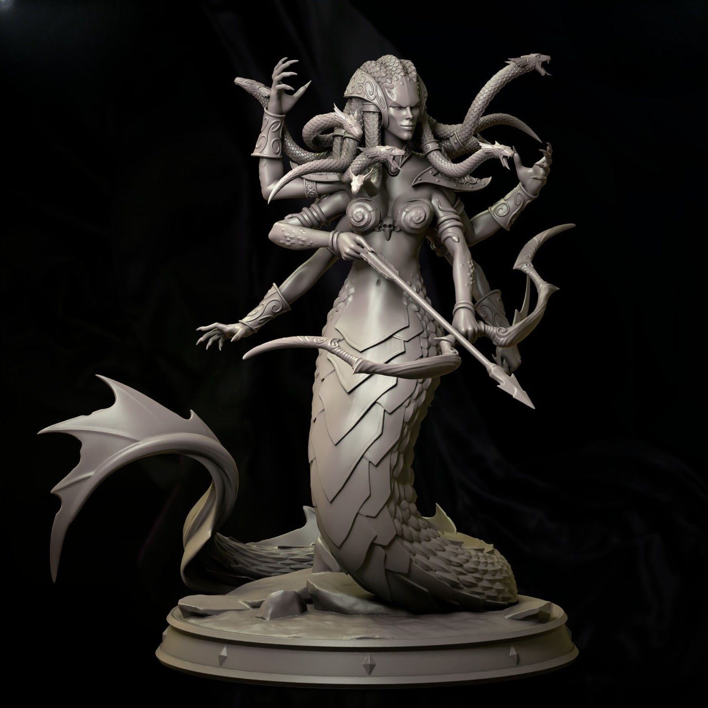 0274 The_Lady_Naga - STL 3D Print Files