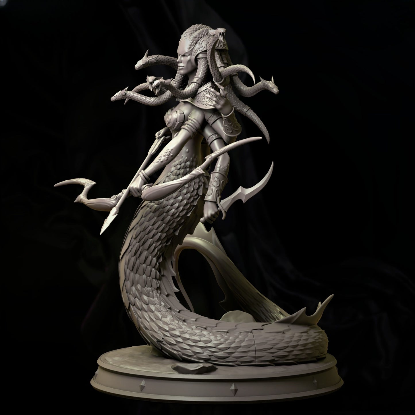 0274 The_Lady_Naga - STL 3D Print Files