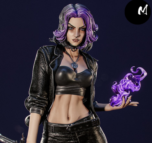 1080 Purple Flame Dagger Rogue - STL 3D Print Files