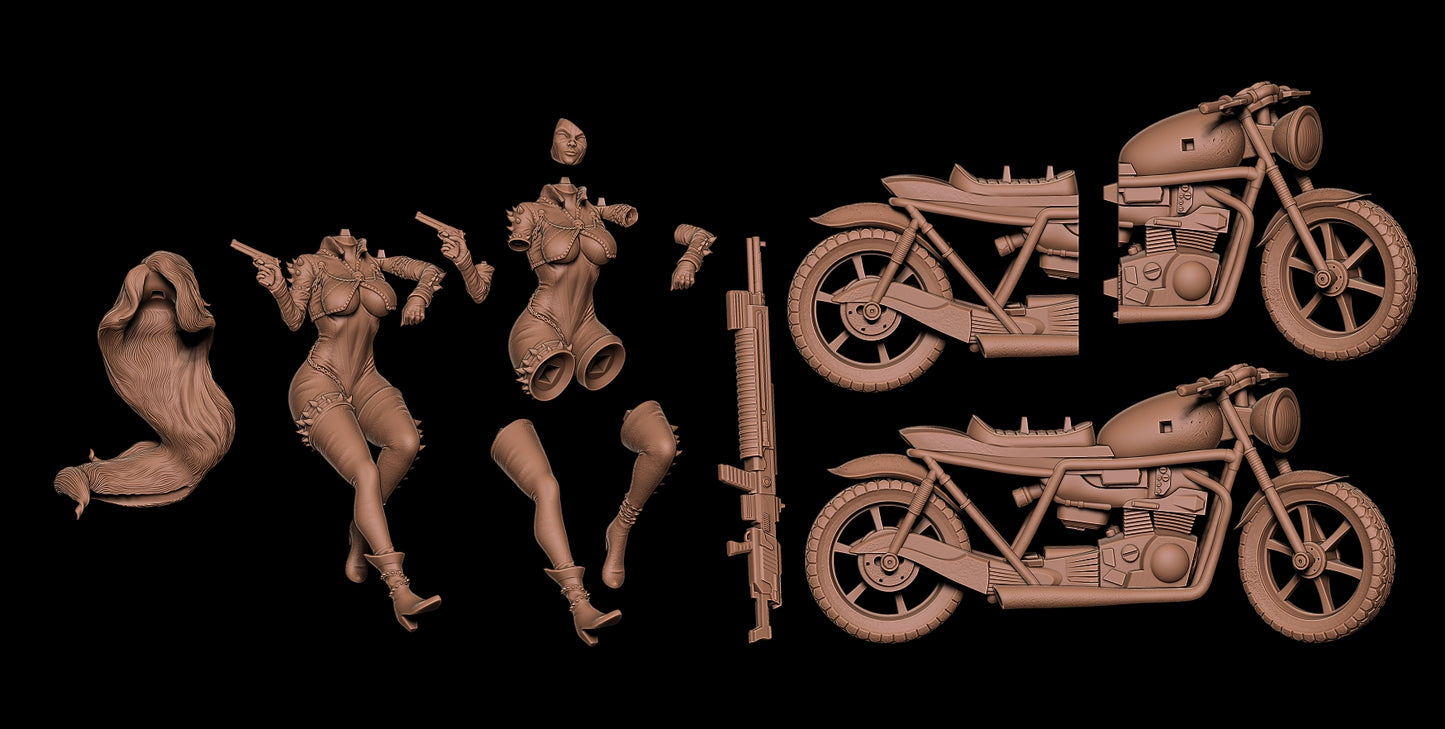 0534 She Spawn - STL 3D Print Files