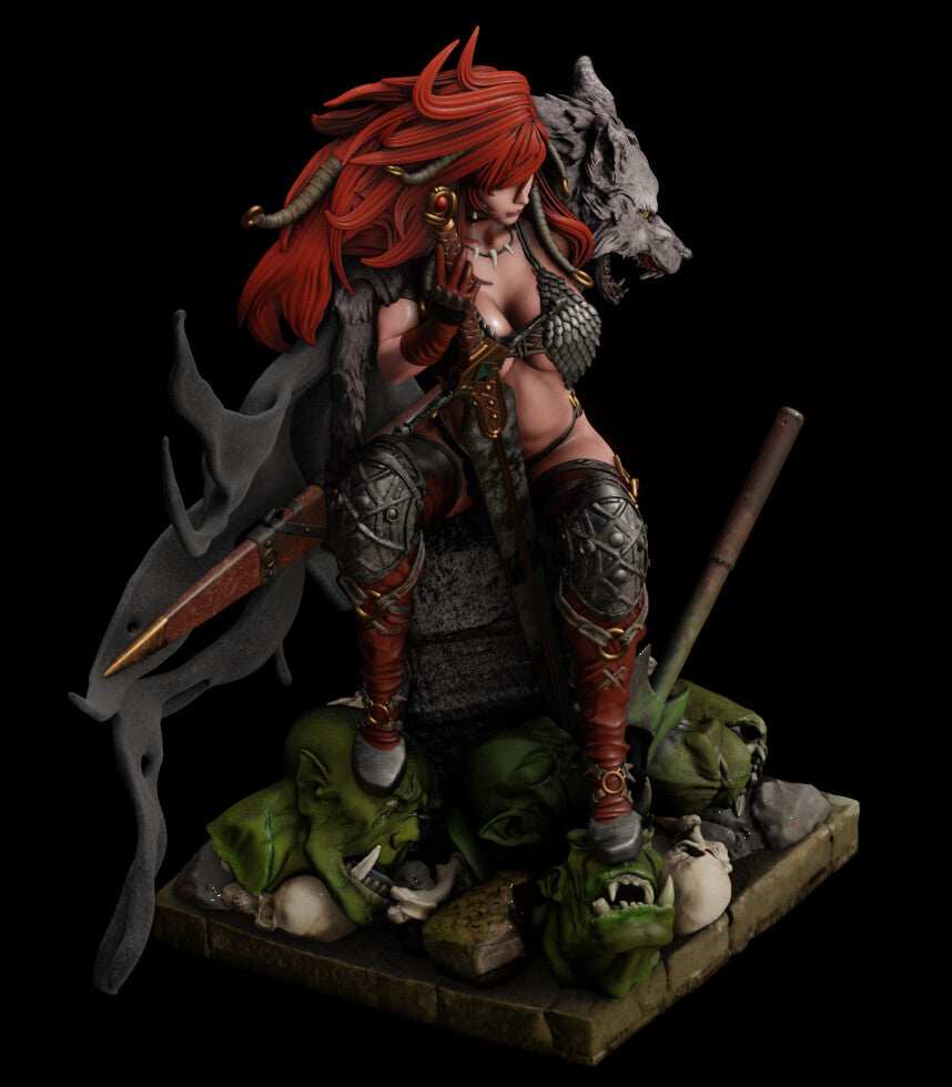 1091 Red Sonja NSFW - Marvel Comics (2182) - STL 3D Print Files