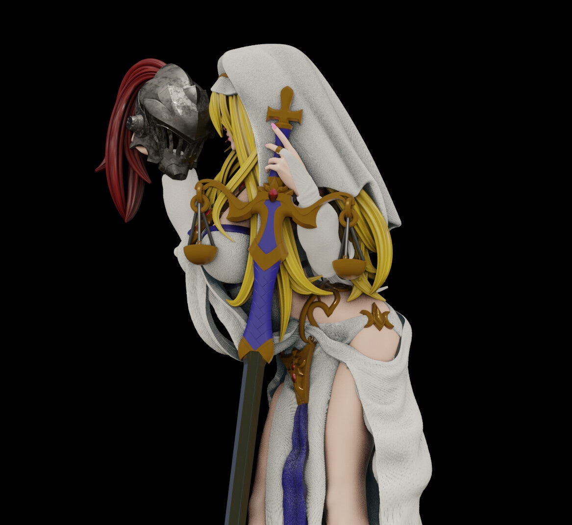 0960 Sword Maiden NSFW - Goblin Slayer (2188) - STL 3D Print Files