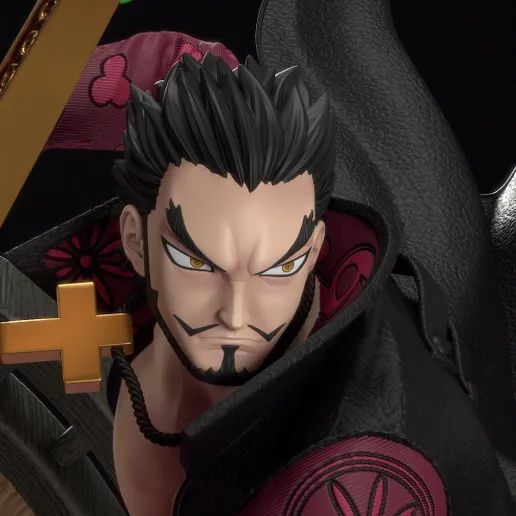 0243 Dracule Mihawk (OP) - STL 3D Print Files