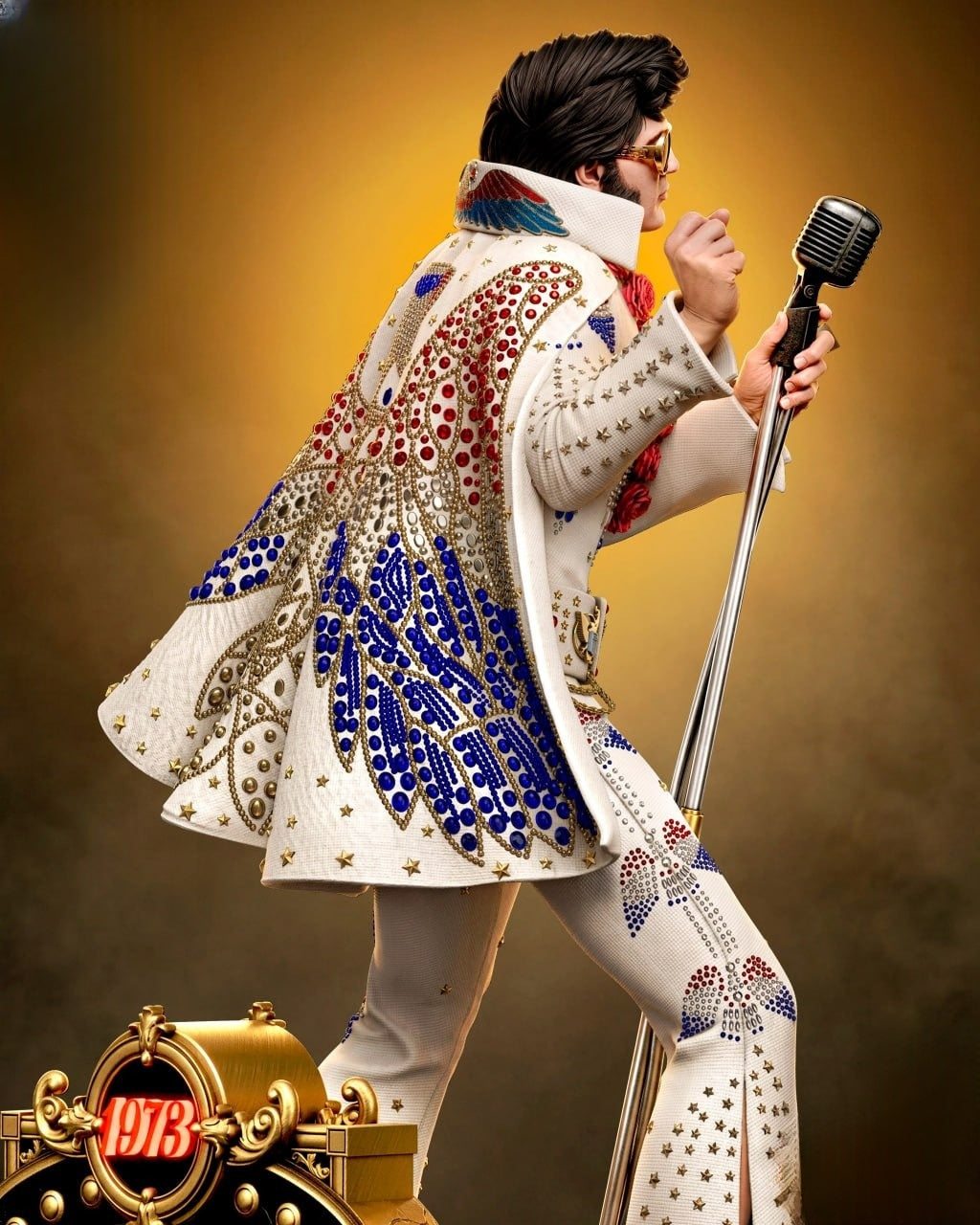 1571 Elvis Presley - STL 3D Print Files