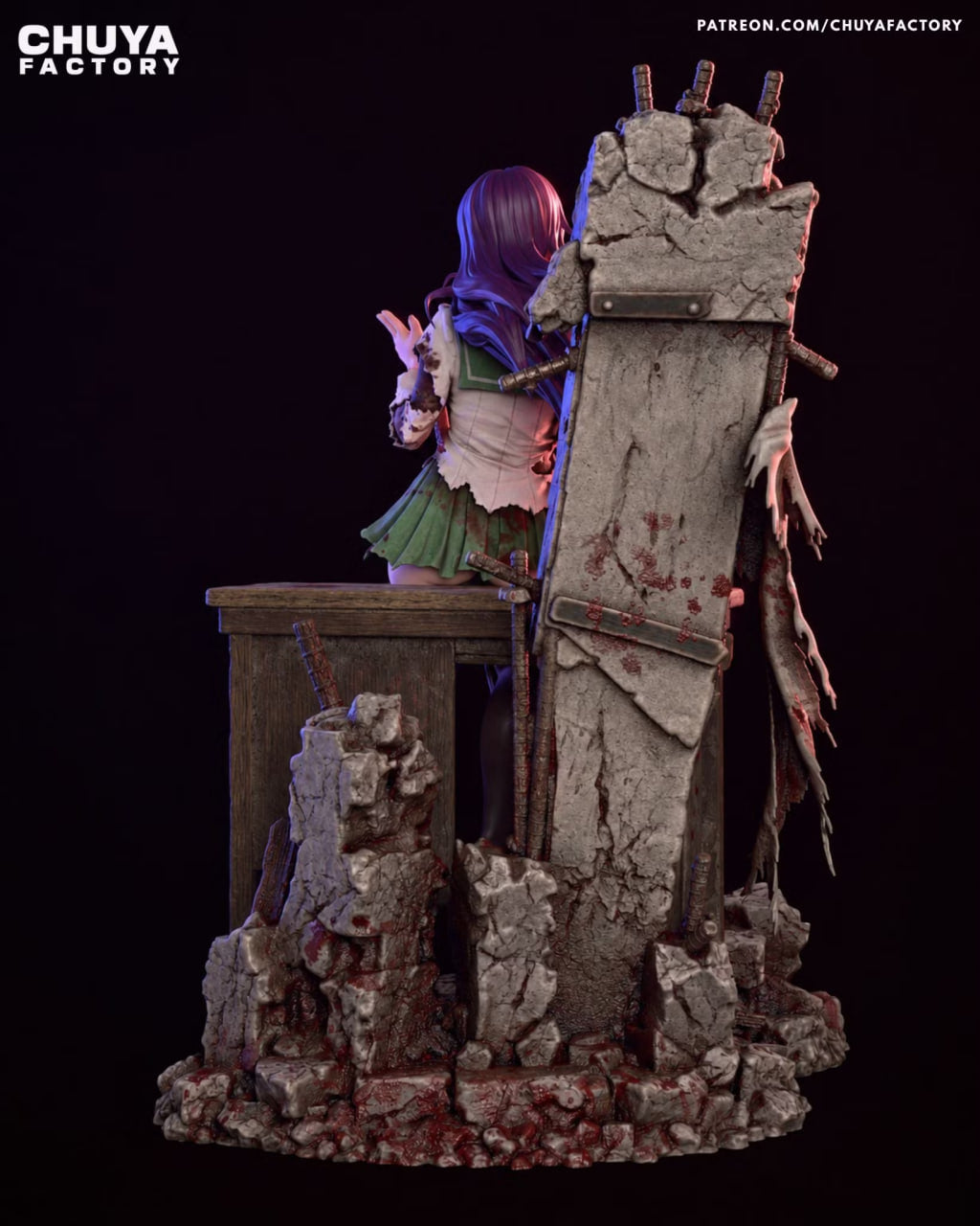 2064 Saeko Busujima_Highschool of the Dead - STL 3D Print Files