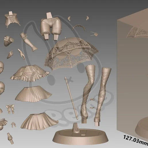 2165 VTuber Nimi Nightmare - STL 3D Print Files